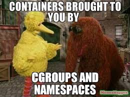 cgroups namespaces